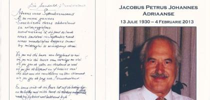 ADRIAANSE-Jacobus-Petrus-Johannes-1930-2013-M