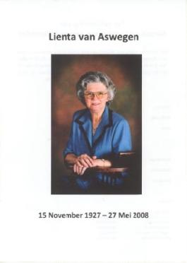 ASWEGEN-VAN-Magdalena-Carolina-nee-Conradie-1927-2008-F