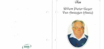 ASWEGEN-VAN-Willem-Pieter-Geyer-Nn-Assie-1935-2006-M