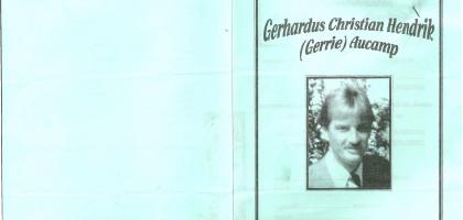 AUCAMP-Gerhardus-Christian-Hendrik-Nn-Gerrie-1981-2000-M
