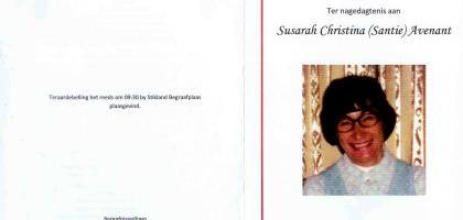 AVENANT-Susarah-Christina-Nn-Santie-1934-2010-F