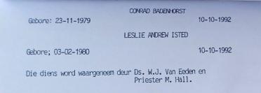 BADENHORST-Conrad-1979-1992-M