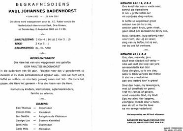 BADENHORST-Paul-Johannes-1903-2001-M