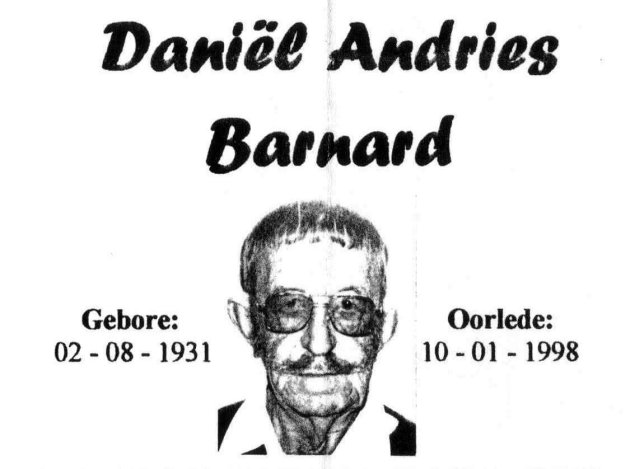 BARNARD-Daniël-Andries-1931-1998-M_99