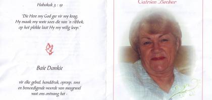 BECKER-Catharina-Johanna-nee-Heunis-1940-2009-F