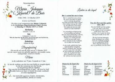 BEER-DE-Maria-Johanna-Nn-Marie.Kiewiet-1940-2019-F-02