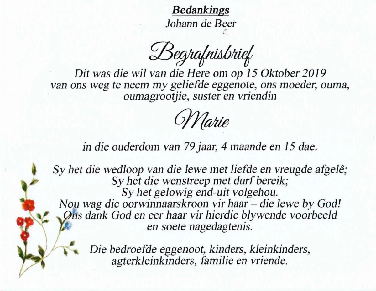 BEER-DE-Maria-Johanna-Nn-Marie.Kiewiet-1940-2019-F_98