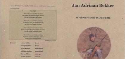 BEKKER-Jan-Adriaan-1967-2012-M