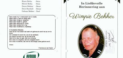 BEKKER-Willem-Johannes-Nn-Wimpie-1947-2013-M