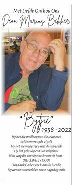 BEKKER-Deon-Marius-Nn-Bytjie-1958-2022-M