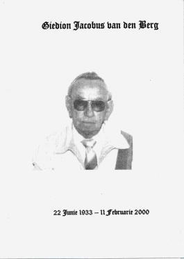 BERG-VAN-DEN-Giedion-Jacobus-1933-2000-M-1