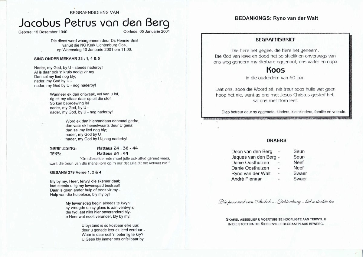 BERG-VAN-DEN-Jacobus-Petrus-Nn-Koos-1940-2001-M-02