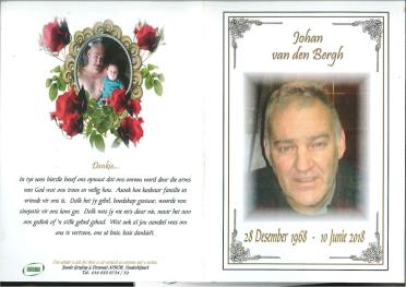 BERGH-VAN-DEN-Johannes-Gerhardus-Nn-Johan-1968-2018-M