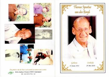 BERGH-VAN-DEN-Thomas-Ignatius-1931-2010-M-1