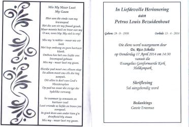 BEZUIDENHOUT-Petrus-Louis-1950-2014-M