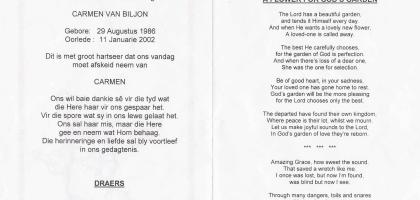 BILJON-VAN-Carmen-1986-2002