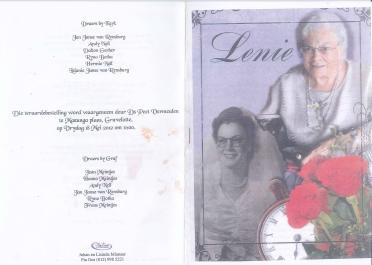 BISSCHOFF-Helena-Hester-Nn-Lenie-nee-Boshoff-1926-2012-F