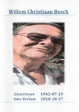 BOSCH-Willem-Christiaan-1942-2018-M
