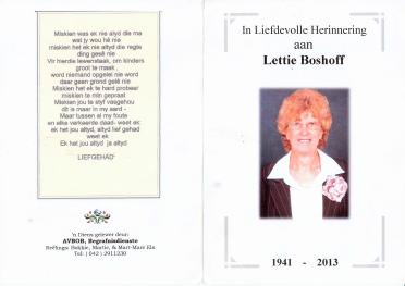 BOSHOFF-Helena-Aletta-Nn-Lettie-1941-2013-F