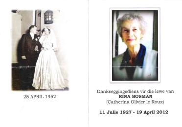 BOSMAN-Cartherina-Olivier-Nn-Rina-nee-LeRoux-1927-2012-F