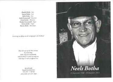 BOTHA-Cornelis-Johannes-Nn-Neels-1938-2013-M