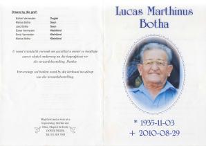 BOTHA-Lucas-Marthinus-1935-2010-M