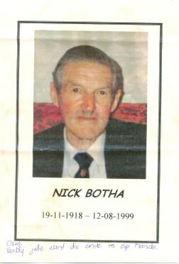 BOTHA-Nicolaas-Willem-1918-1999-M