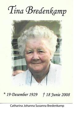 BREDENKAMP-Catharina-Johanna-Susanna-Nn-Tina-nee-Gouws-1929-2008-F-100