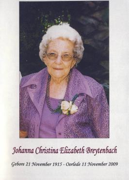 BREYTENBACH-Johanna-Christina-Elizabeth-1915-2009-F