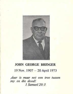 BRIDGER-John-George-1907-1973-M