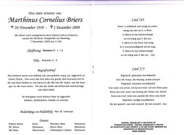 BRIERS-Marthinus-Cornelius-1939-2009-M