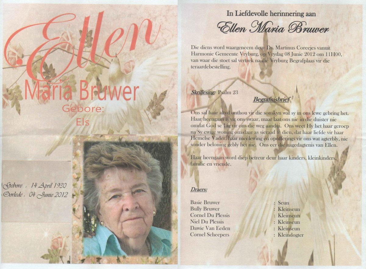 BRUWER-Ellen-Maria-nee-Els-1930-2012-F_1