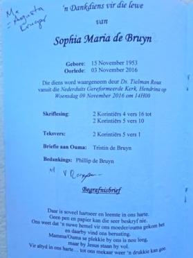 BRUYN-DE-Sophia-Maria-nee-Kruger-1953-2016-F_5