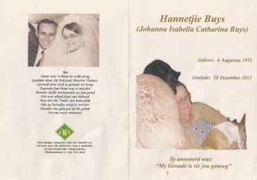 BUYS-Johanna-Isabella-Catharina-Nn-Hannetjie-1951-2011-F