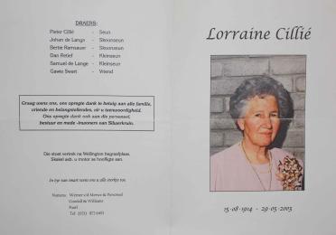 CILLIé-Cynthia-Lorraine-Nn-Lorraine-1914-2003-F