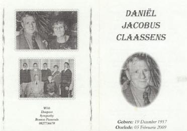 CLAASSENS-Daniel-Jacobus-1917-2009-M