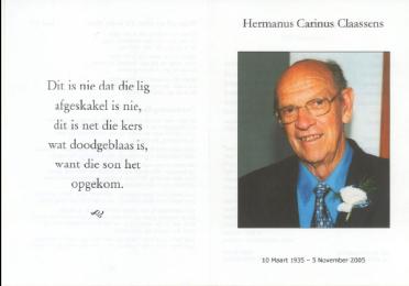 CLAASSENS-Hermanus-Carinus-1935-2005-M