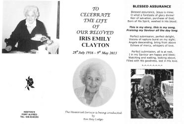 CLAYTON-Iris-Emily-1916-2013-F