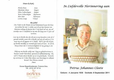 CLOETE-Petrus-Johannes-1935-2011-M