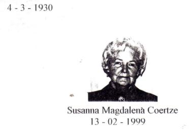 COERTZE-Susanna-Magdalena-nee-VanRooyen-1930-1999-F_99