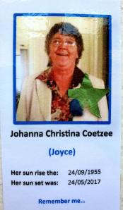 COETZEE-Johanna-Christina-Nn-Joyce-1955-2017-F