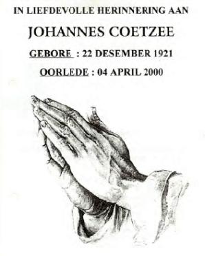 COETZEE-Johannes-1921-2000-M_99