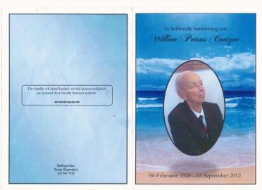 COETZEE-Willem-Petrus-1920-2012-M