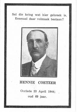 COETZER-Hendrik-Jeremias-Johannes-Nn-Hennie-1875-1944-M