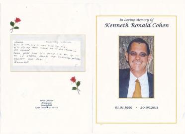 COHEN-Kenneth-Ronald-1959-2011-M