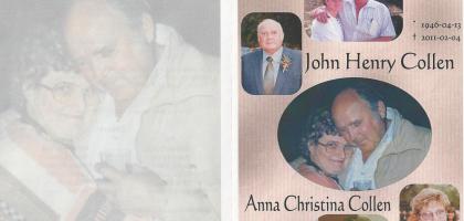 COLLEN-John-Henry-1946-2011-M---COLLEN-Anna-Christina-1951-2011-F