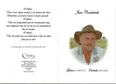 COMBRINK-Jacob-Johan-Nn-Jaco-1958-2010-M