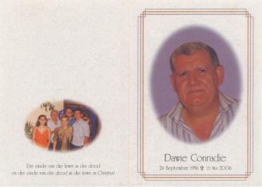 CONRADIE-Dawie-1956-2006-M