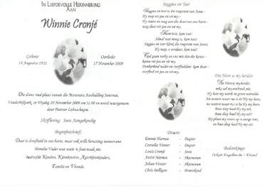CRONJE---CRONJÈ---CRONJÉ-Surnames-Vanne