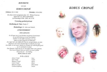 CRONJÉ-Kobus-1960-2006-M